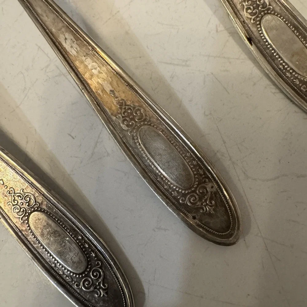 Community Plate Silverware Adam Set Of 6 Spoons